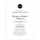 Circle Initials Anniversary Invitations Image 3 of 8